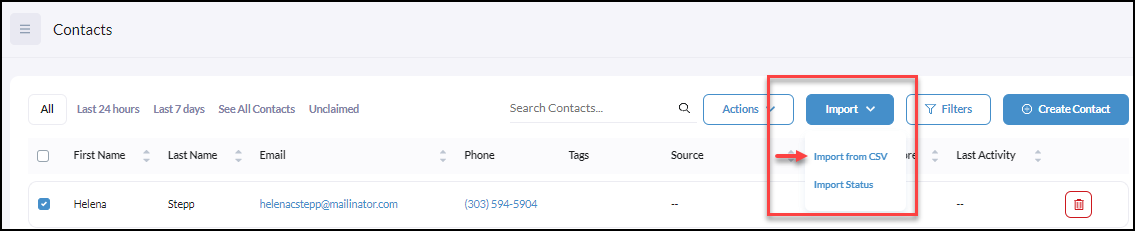 Importing Your Contacts – intelliAgent